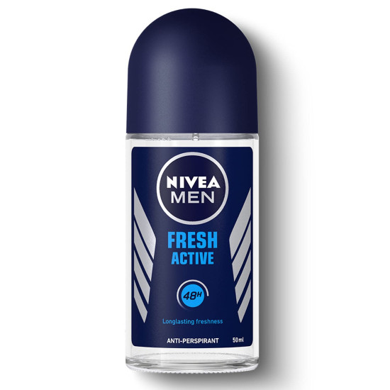 Nivea Fresh Active Deodorant Roll On for Men - Citrus Leathery Scent
