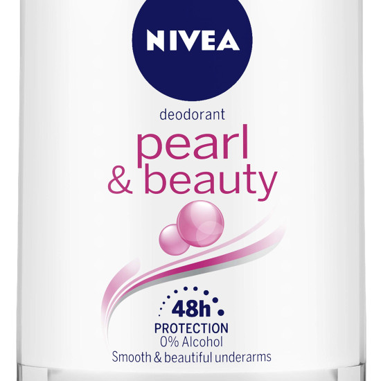 NIVEA Pearl and Beauty 50ml Deo Roll On - 48H Smooth Underarms