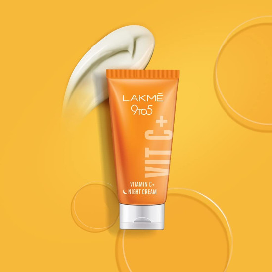 Lakme 9to5 Active Vitamin C+ Night Cream - For Radiant Skin