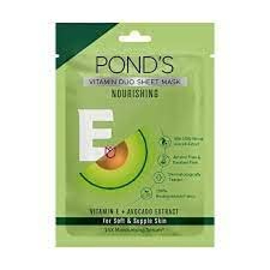 POND'S Vitamin E Nourishing Sheet Mask - Avocado Extract for Soft & Supple Skin