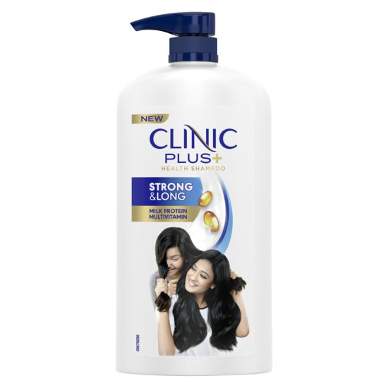 Clinic Plus Strong & Long Shampoo - Strengthening Formula with Milk Proteins