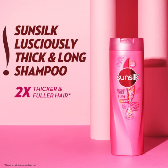 Sunsilk Lusciously Thick & Long Shampoo 80 ml - For Thicker Looking Hair