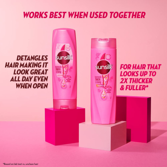 Sunsilk Lusciously Thick & Long Shampoo 80 ml - For Thicker Looking Hair