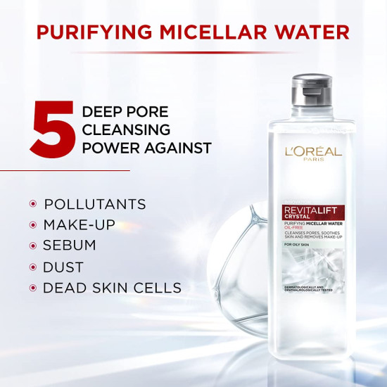 L'Oréal Paris Purifying Micellar Water - Oil-Free Makeup Remover