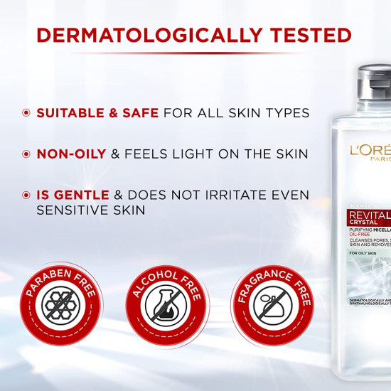 L'Oréal Paris Purifying Micellar Water - Oil-Free Makeup Remover