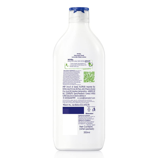 Nivea Naturally Good Lavender Body Lotion - 98% Natural Origin