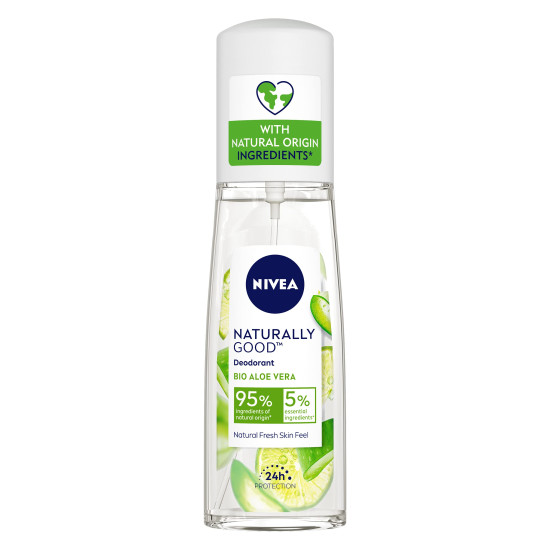 Nivea Naturally Good Deodorant - Bio Aloe Vera for Women, 75 ml