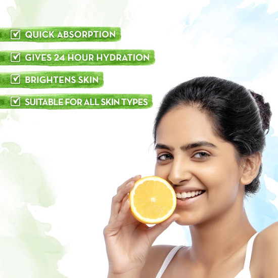 Mamaearth Vitamin C Ultra Light Gel Oil-Free Moisturizer - Glowing Hydration