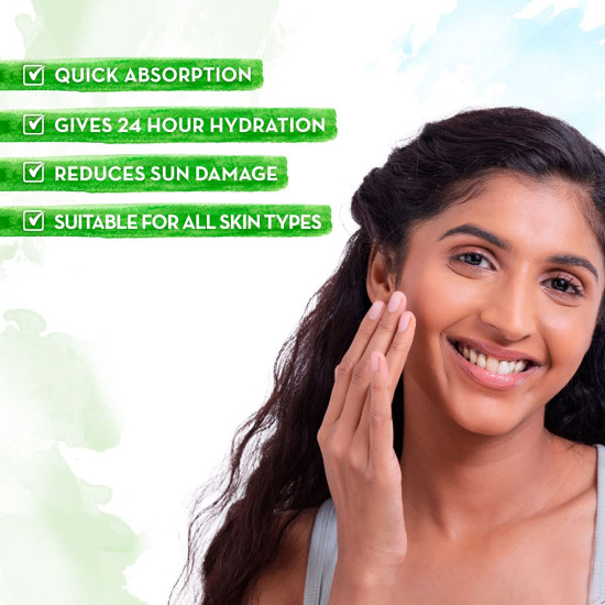 Mamaearth Ubtan Ultra Light Gel Oil-Free Moisturizer - Deep Hydration with Turmeric & Saffron