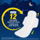 Stayfree Secure Nights XXL | 40 Pads| Cottony Soft Sanitary Pads for Women | Upto 100% leakage protection | Buy XXL at XL price | Absorbs 2x Faster with Wider Back |