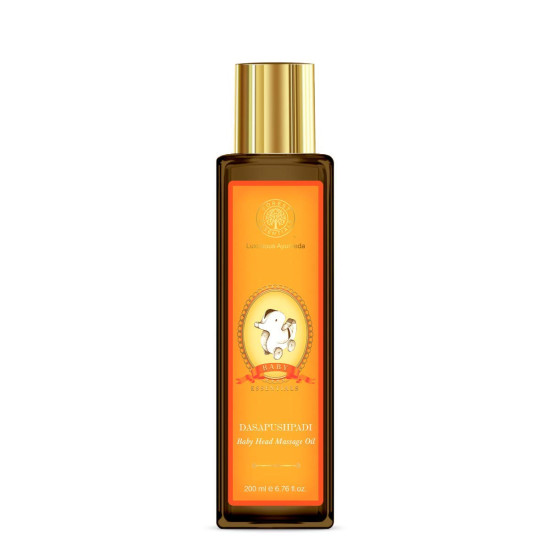 Forest Essentials Dasapushpadi Baby Hair and Body Wash & Massage Oil - Gentle Ayurvedic Care