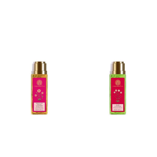 Forest Essentials Travel Size Facial Cleanser & Hair Cleanser - Natural Skincare & Haircare