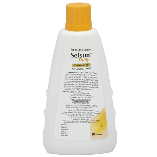 Abbott Selsun Daily Anti-Dandruff Shampoo 240ml - Dandruff Relief & Conditioning