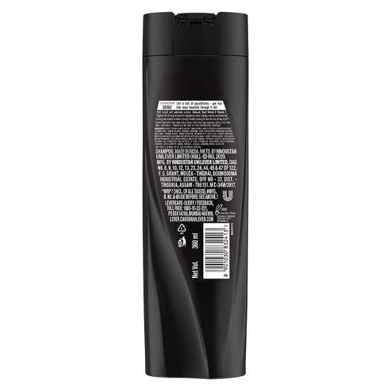 Sunsilk Stunning Black Shine Shampoo - Amla & Pearl Protein for Shiny Hair