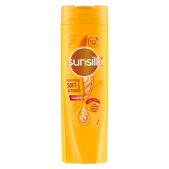 Sunsilk Nourishing Soft & Smooth Shampoo 180 ml - For 2X Smoother Hair
