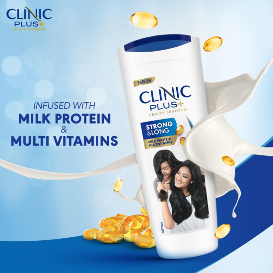 Clinic Plus Strong & Long Shampoo - Milk Proteins & Multivitamins
