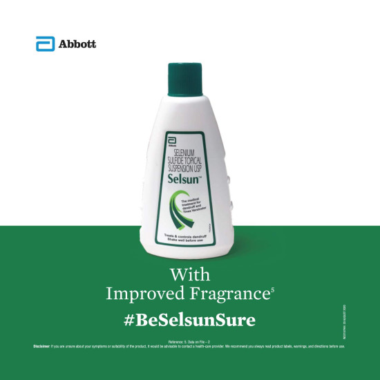 Abbott Selsun Suspension Anti Dandruff Shampoo - Effective Dandruff Solution