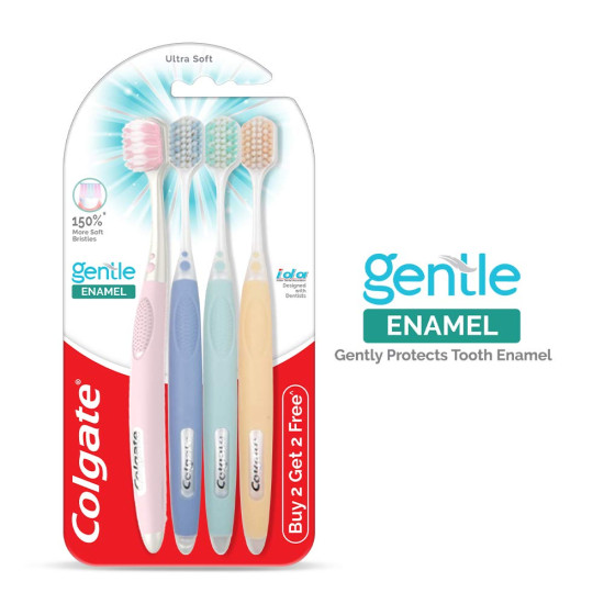 Colgate Charcoal Clean Toothpaste & Gentle Enamel Toothbrush - Deep Clean & Ultra Soft