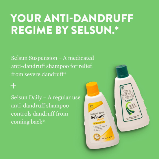 Abbott Selsun Daily Anti-Dandruff Shampoo - Effective Dandruff Control