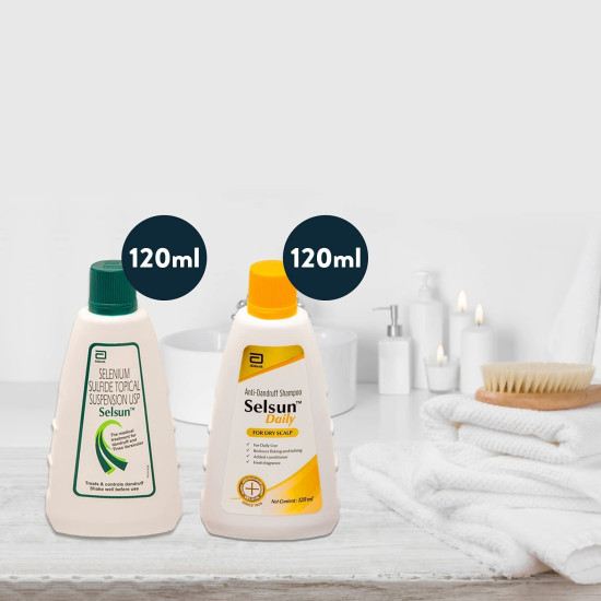 Abbott Selsun Daily Anti-Dandruff Shampoo - Effective Dandruff Control