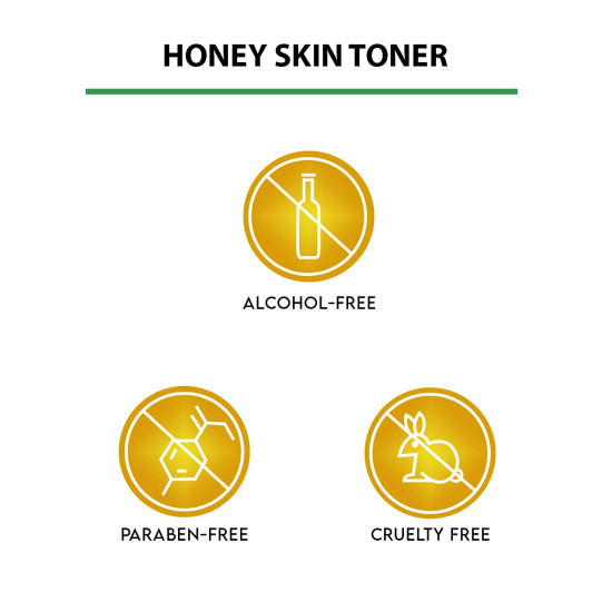 JOVEES Herbal Honey Toner - Cleanses & Moisturises