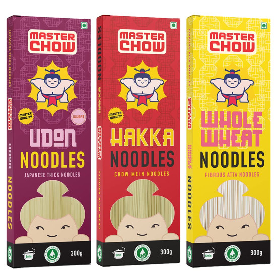 MasterChow Assorted Noodle Pack - Quick, Delicious Asian Flavors