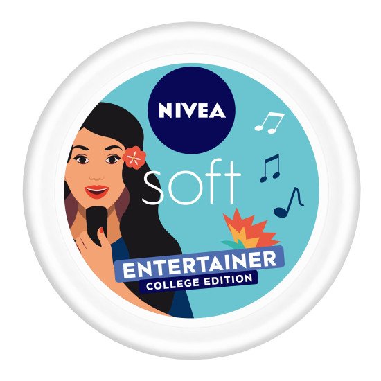 Nivea Soft Moisturizer - Non Sticky Cream for Face, Hand & Body