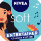 Nivea Soft Moisturizer - Non Sticky Cream for Face, Hand & Body