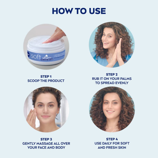 Nivea Soft Moisturizer - Sporty College Edition 200 ml