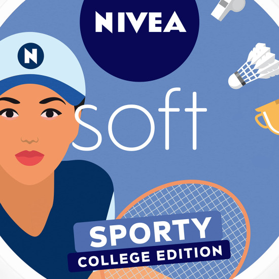 Nivea Soft Moisturizer - Sporty College Edition 200 ml