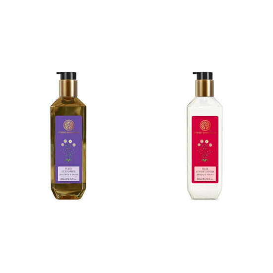 Forest Essentials Hair Cleanser & Conditioner - Amla, Honey, Bhringraj & Shikakai Forest Essentials Hair Cleanser & Conditioner - Amla, Honey, Bhringraj & Shikakai