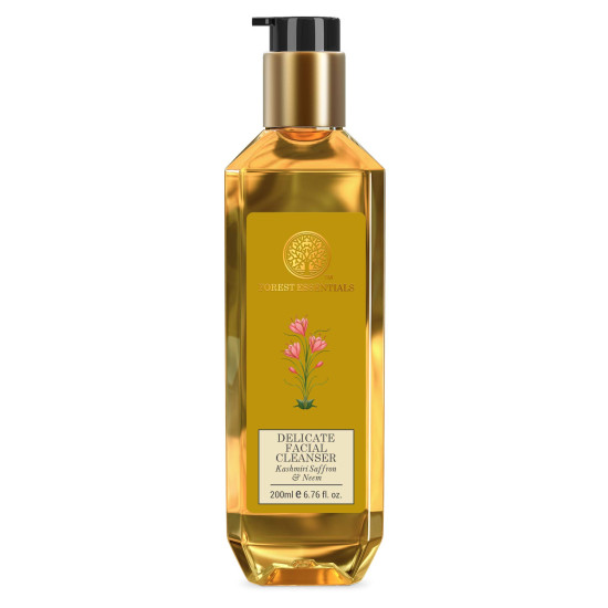 Forest Essentials Kashmiri Saffron & Neem and Mashobra Honey Facial Cleansers - Natural & Paraben-Free