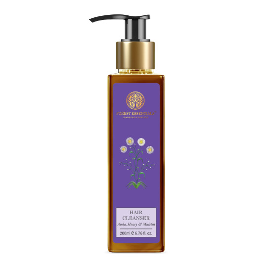 Forest Essentials Hair Cleanser - Bhringraj, Shikakai, Amla & Honey - Hair Regrowth Solution