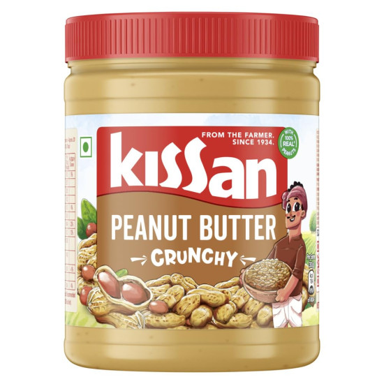 Kissan Crunchy Peanut Butter - High Protein & Naturally Gluten-Free