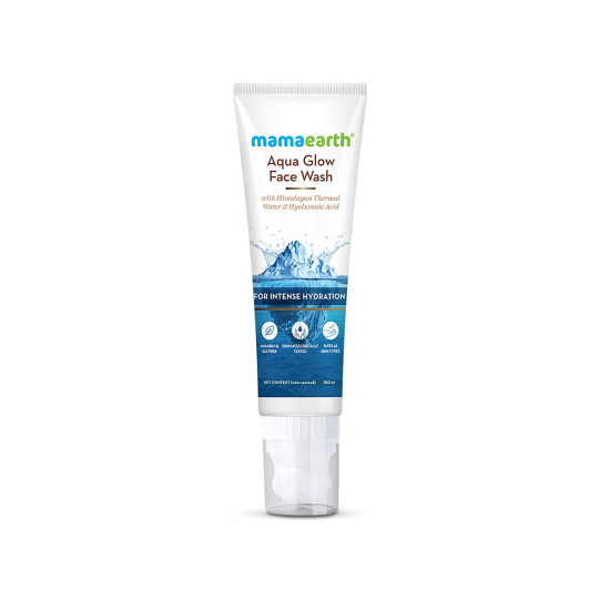 Mamaearth Aqua Glow Face Wash - Intense Hydration with Himalayan Thermal Water