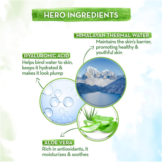 Mamaearth Aqua Glow Face Wash - Intense Hydration with Himalayan Thermal Water