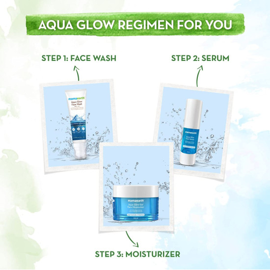Mamaearth Aqua Glow Face Wash - Intense Hydration with Himalayan Thermal Water
