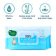 Mother Sparsh 99% Pure Water Baby Wipes - Natural Plant-Made Fabric