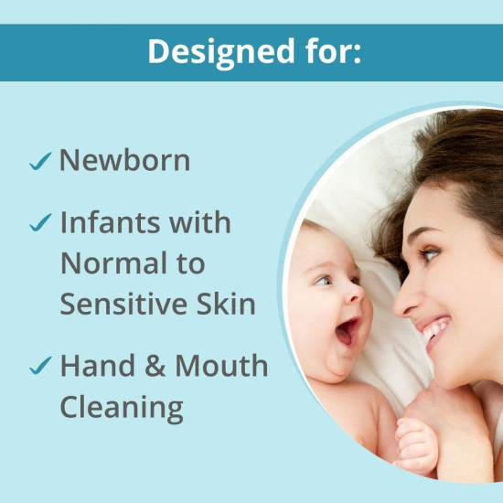Mother Sparsh 99% Pure Water Baby Wipes - Plant-Derived Fabric