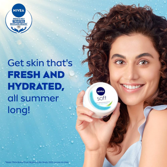 NIVEA Soft Light Moisturizer - Instant Hydration with Vitamin E & Jojoba Oil