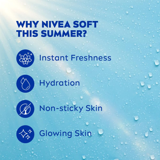 NIVEA Soft Light Moisturizer - Instant Hydration with Vitamin E & Jojoba Oil