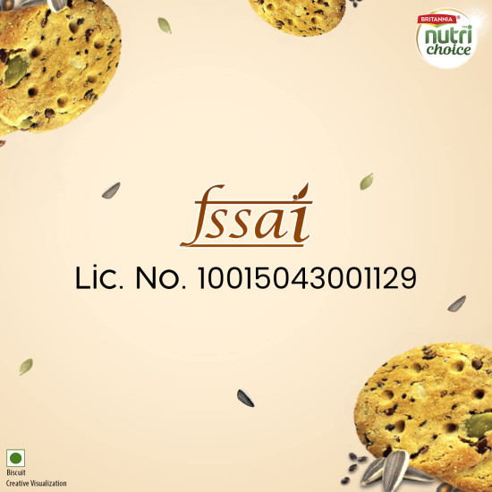 Britannia Nutri Choice Seeds Biscuits - 0% Maida, High Fibre Snack