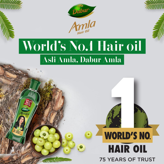 Dabur Amla Hair Oil - Enriched with Amla for Stronger Hair