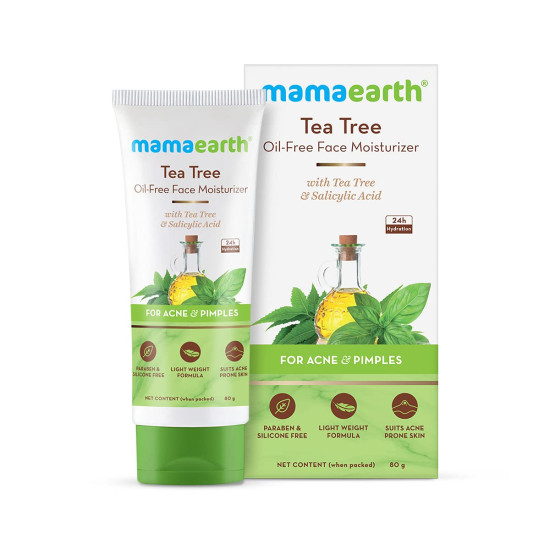 Mamaearth Tea Tree Oil-Free Moisturizer - For Oily Skin & Acne Mamaearth Tea Tree Oil-Free Moisturizer - For Oily Skin & Acne