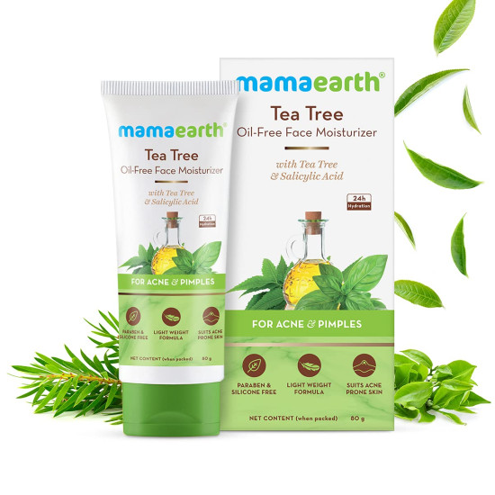 Mamaearth Tea Tree Oil-Free Moisturizer - For Oily Skin & Acne Mamaearth Tea Tree Oil-Free Moisturizer - For Oily Skin & Acne