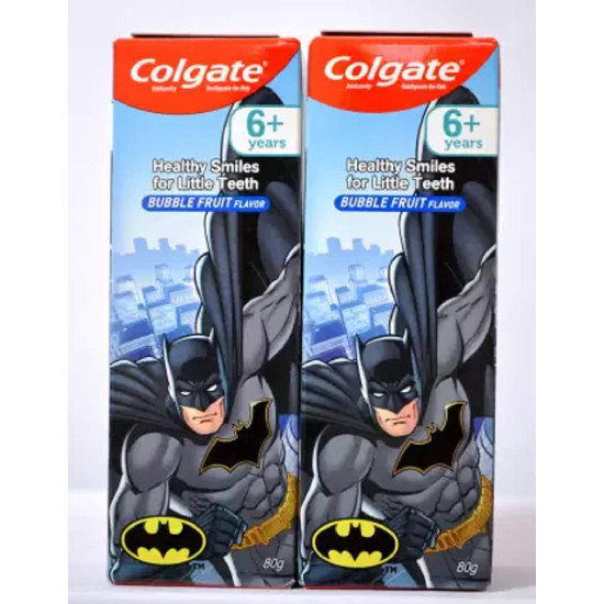 Colgate Kid 6+ Years Batman Toothpaste - Fresh Minty Fruit Flavor Colgate Kid 6+ Years Batman Toothpaste - Fresh Minty Fruit Flavor