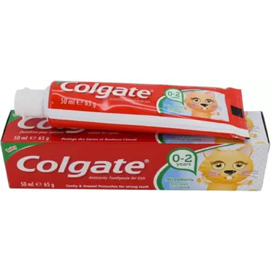 Colgate Anticavity Toothpaste for Kids - Strawberry Flavor