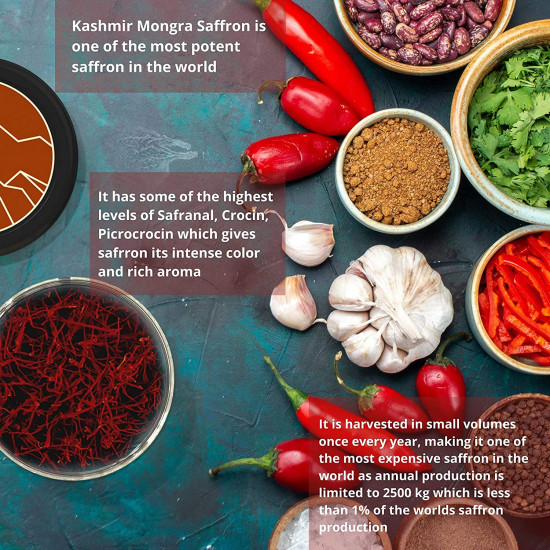 Namo Organics Saffron - Pure Kashmiri Kesar for Pregnant Women