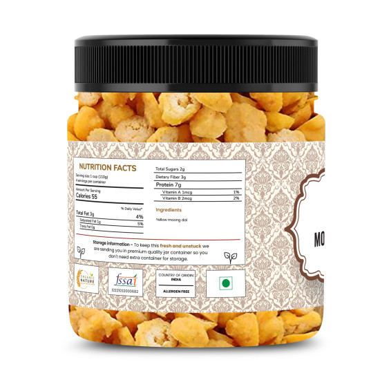 Organic Nature Homemade Moong Dal Wadi - Authentic Indian Snack