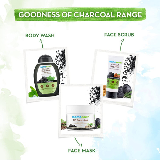 Mamaearth Charcoal Face Wash - Activated Charcoal & Coffee for Oil Control